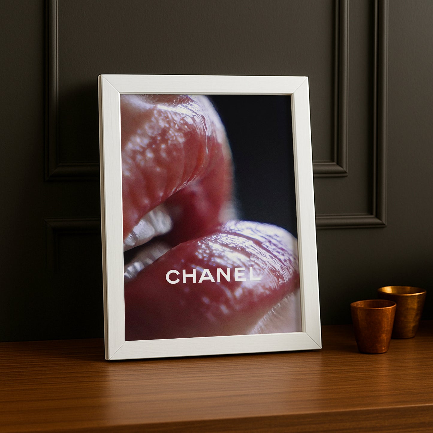 Poster Photo Chanel - Red Lips