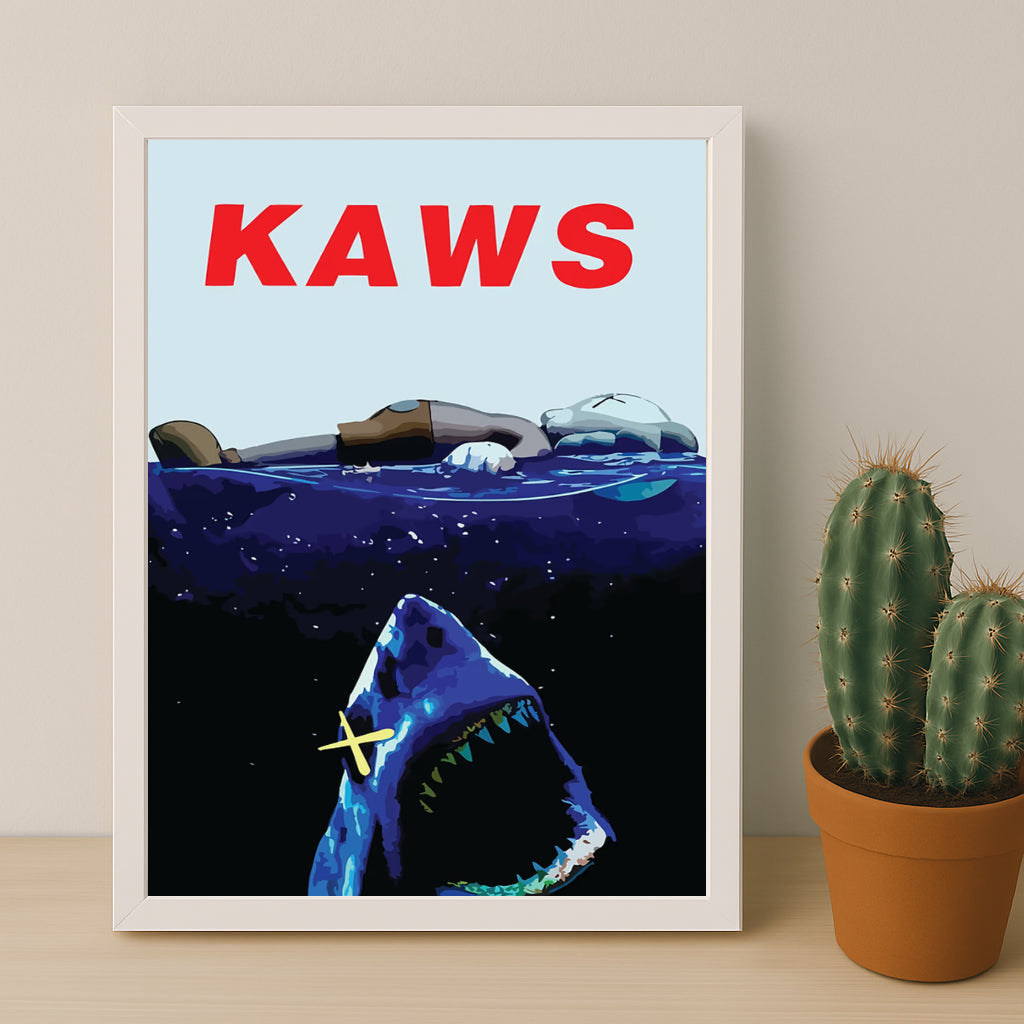 Cadre photo Kaws - Jaws