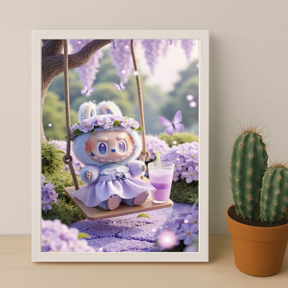 Poster Labubu - Jardin