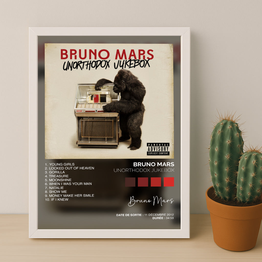 Poster Bruno Mars - Album Unorthodox Jukebox