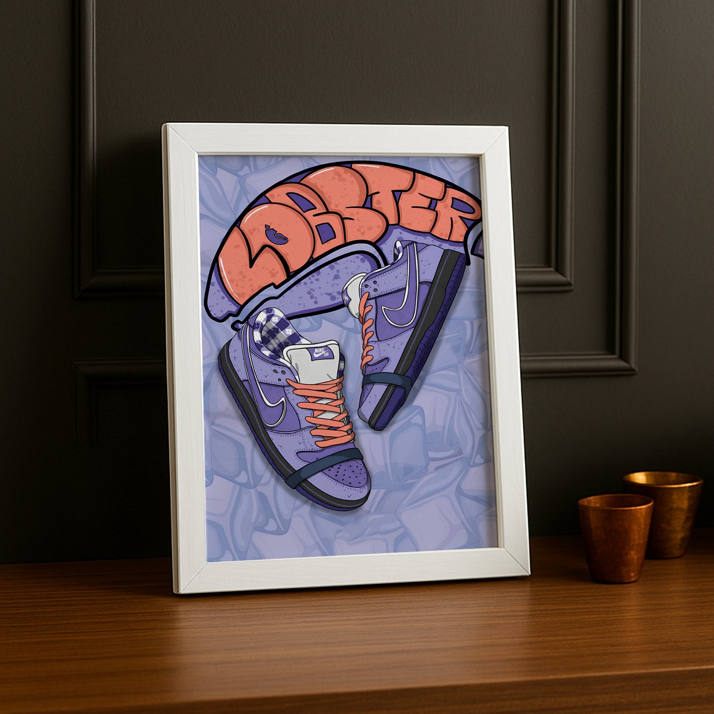 Poster Nike Dunk Lobster purple