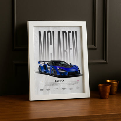 Cadre photo McLaren Senna