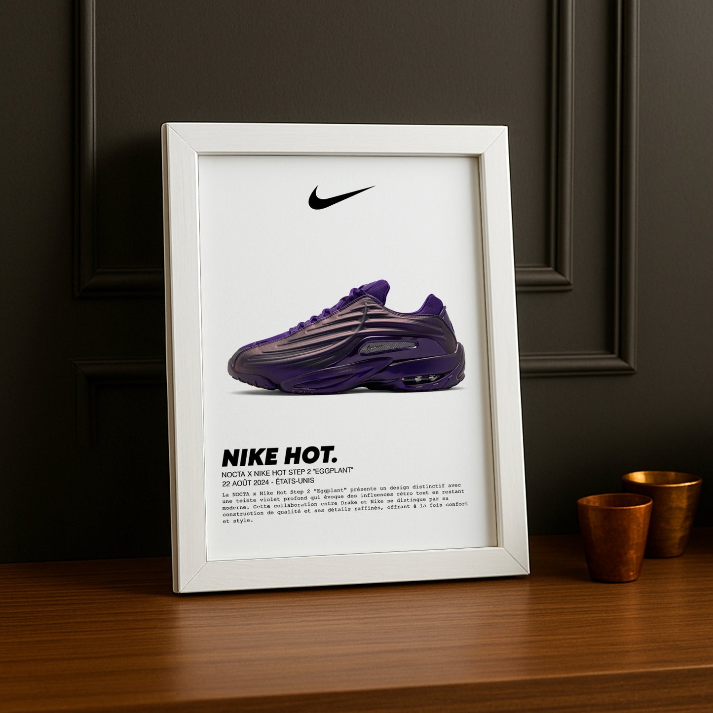 Cadre photo Nocta x Nike Hot Step 2 Eggplant