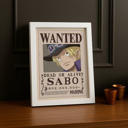 Cadre photo One Piece - Wanted Sabo