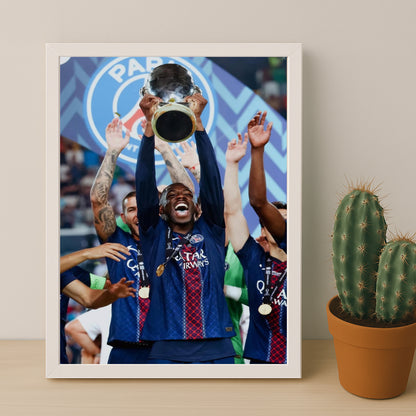 Poster d'Ousmane Dembélé Paris Saint-Germain