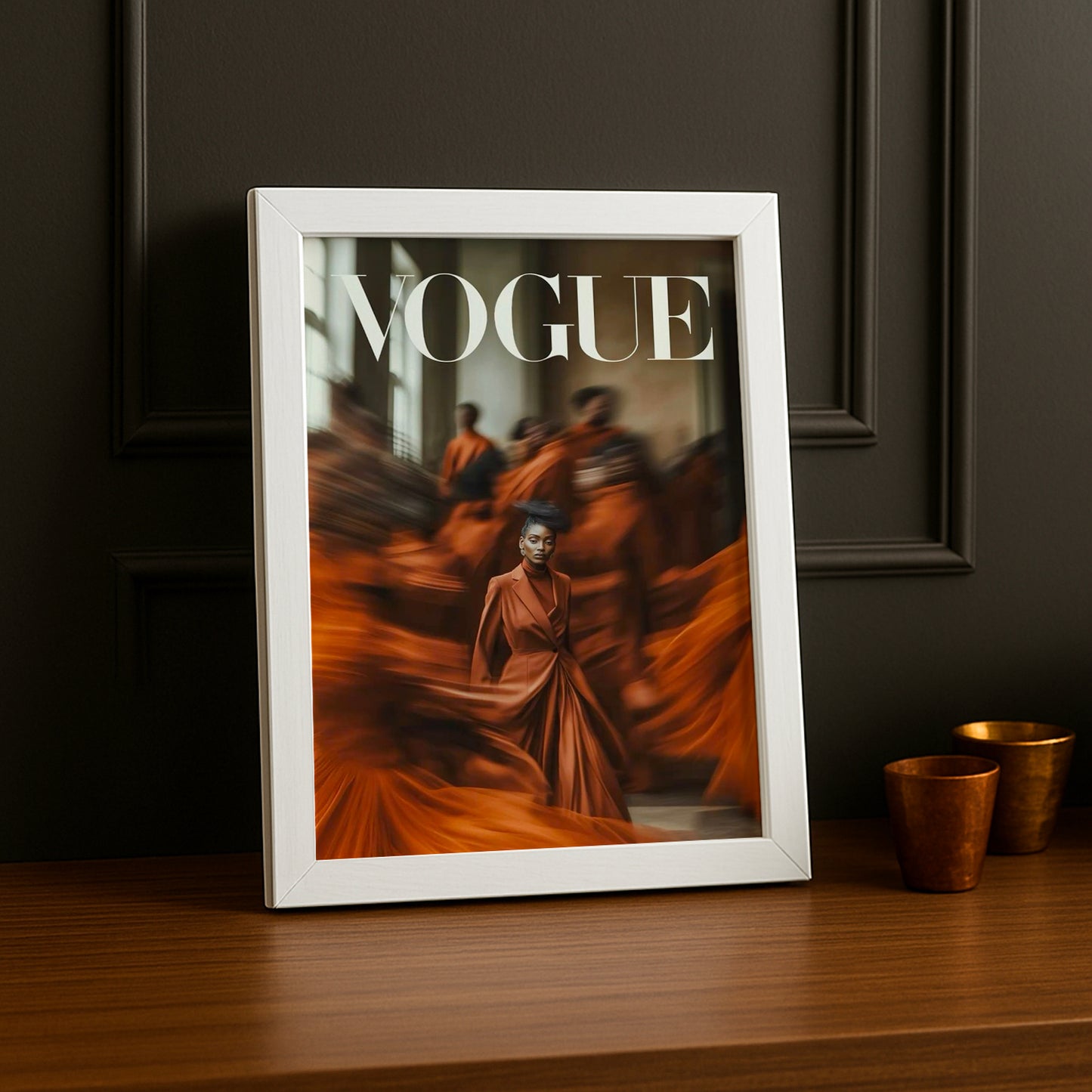 Poster Photo Vogue - Orange