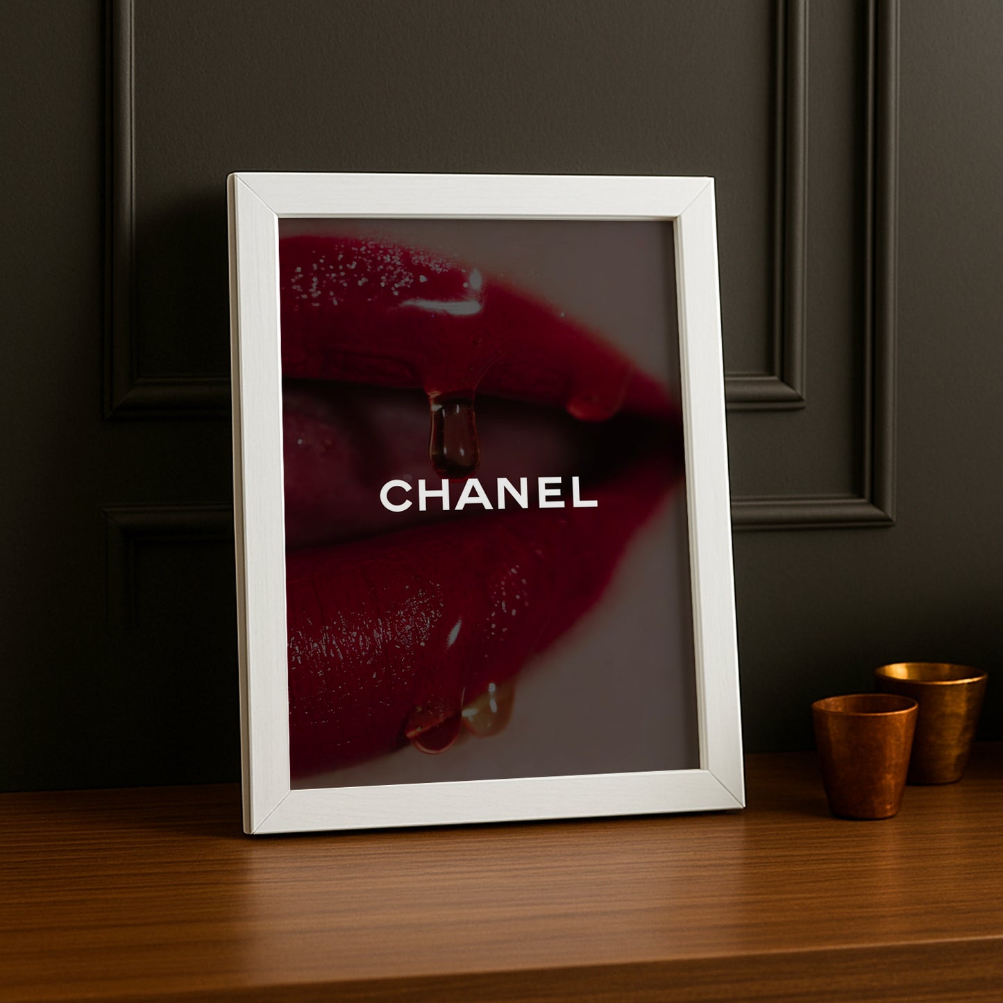 Poster Photo Chanel - Aesthetic Lips