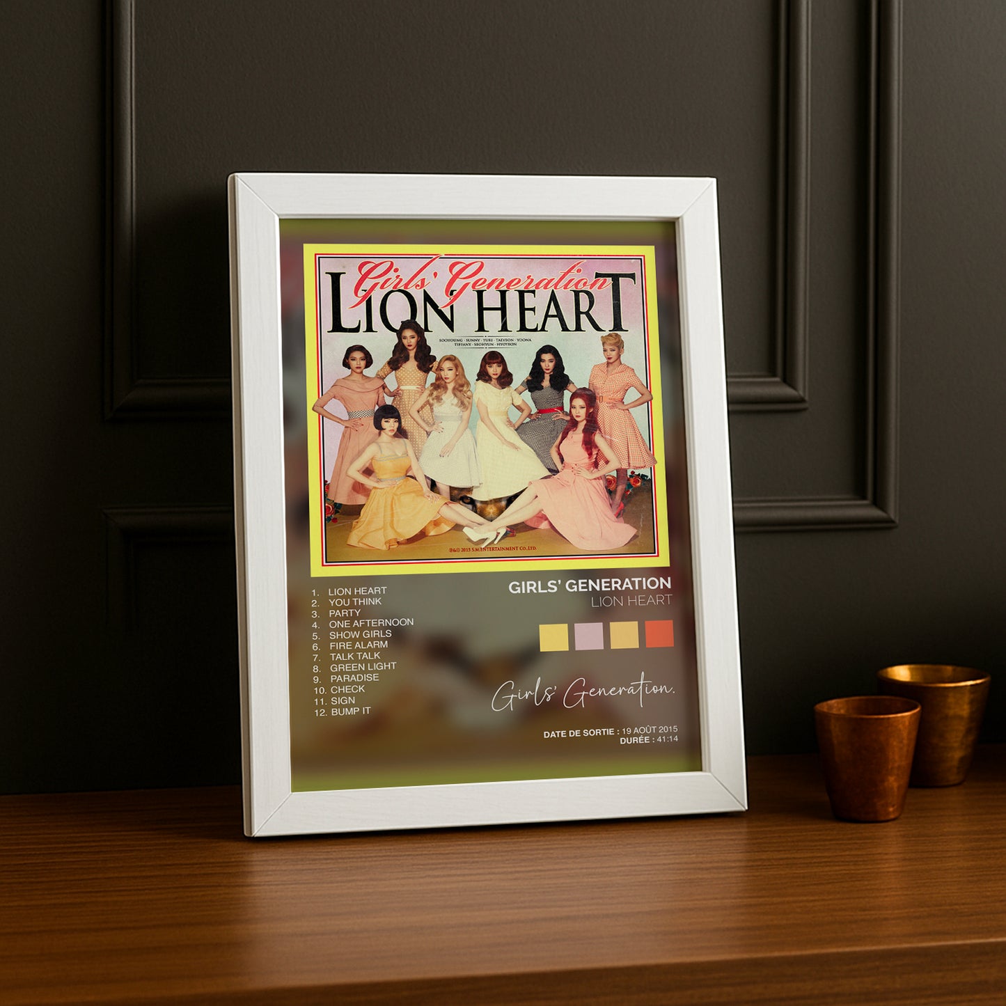 Cadre Photo K-Pop - Girls' Generation Lion Heart