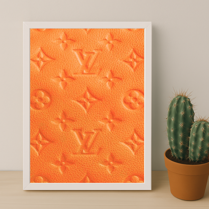 Cadre photo Louis Vuitton orange