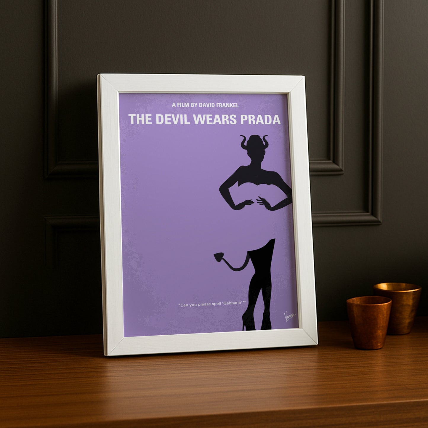 Cadre photo Prada devil violet