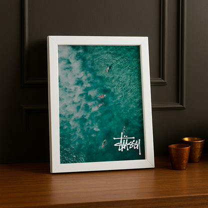 Cadre photo Stüssy - Blue surf