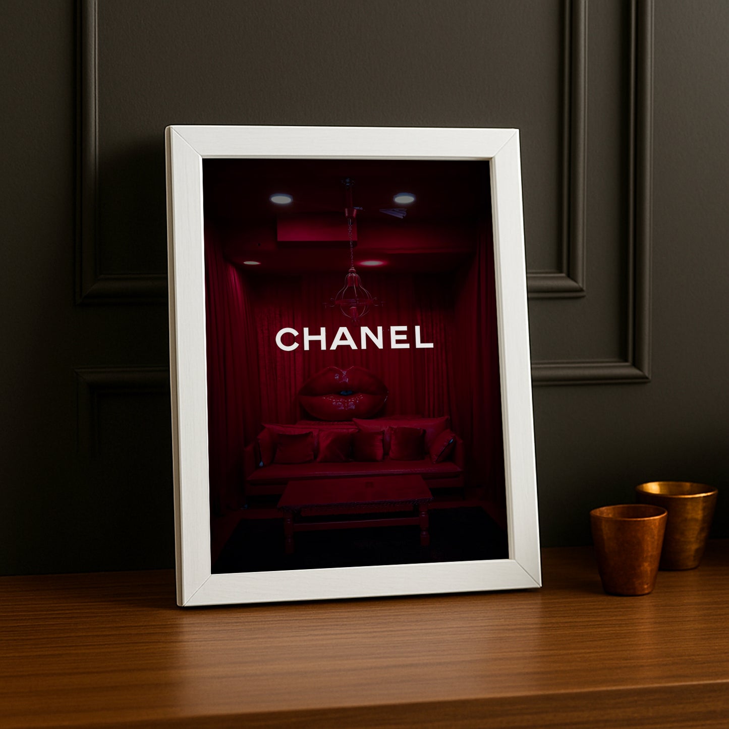 Poster Photo Chanel - Rouge