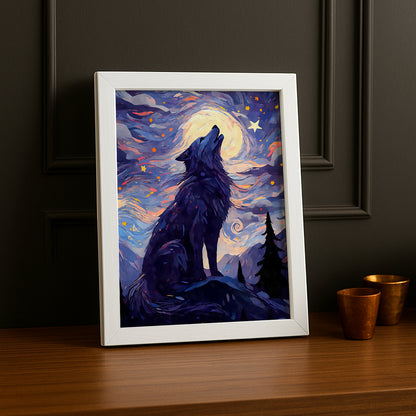 Cadre Photo Chien - Loup