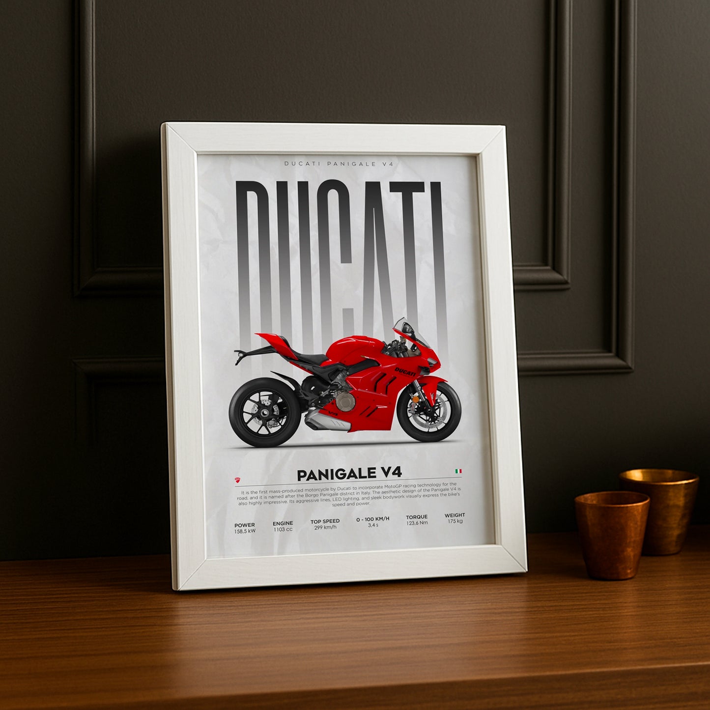 Cadre photo Ducati Panigale V4