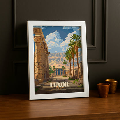 Cadre photo Luxor Egypt