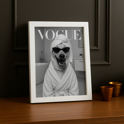Cadre photo Vogue - Salle de bain