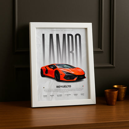Cadre photo Lamborghini Revuelto