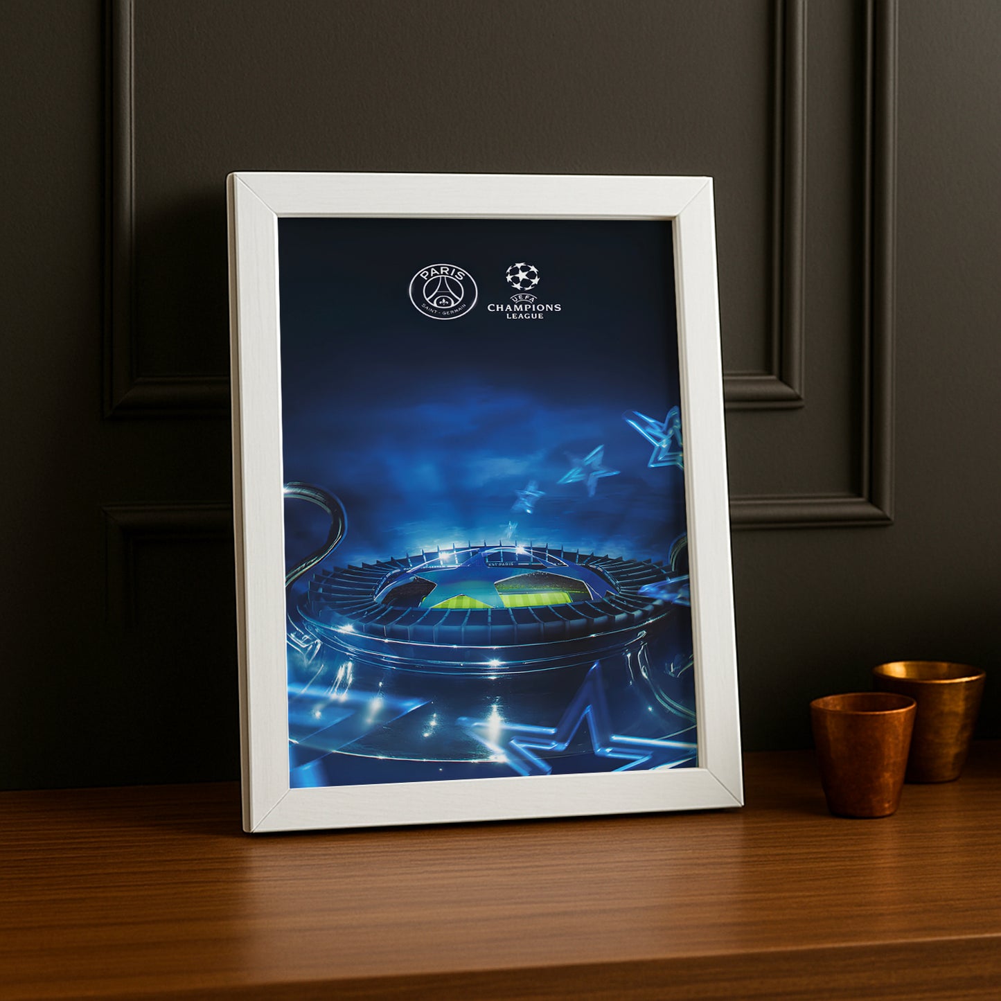 Poster encadrée Paris Saint-Germain - Ligue des Champions