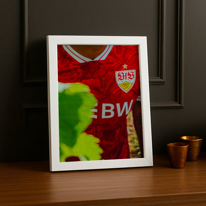 Poster Maillot Football - Stuttgart Kit 25-26