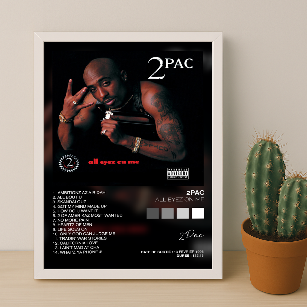 Poster 2Pac - Album All Eyez On Me