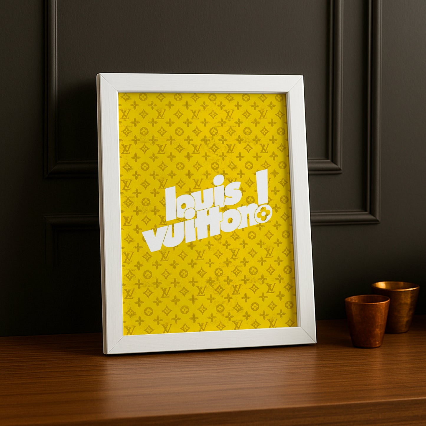 Cadre photo Louis Vuitton Yellow