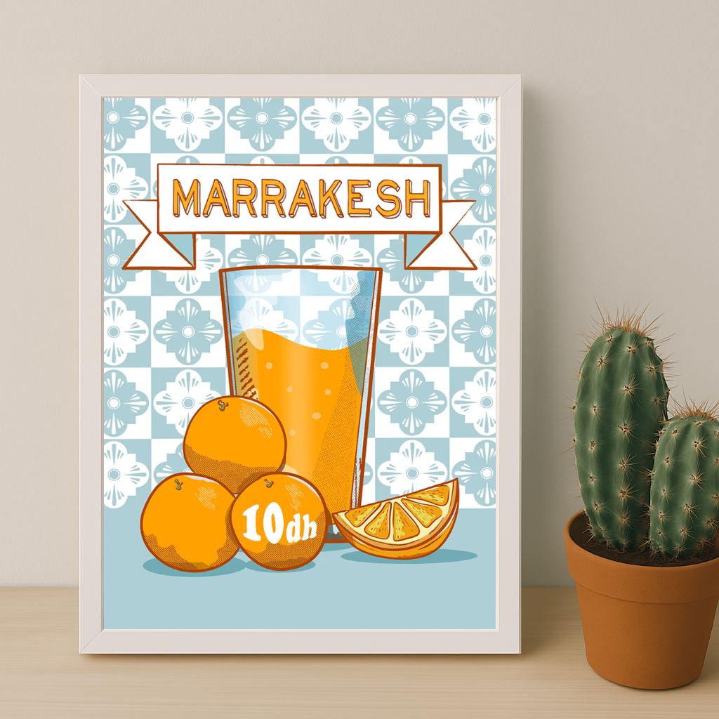 Maroc Marrakech Juice - Poster