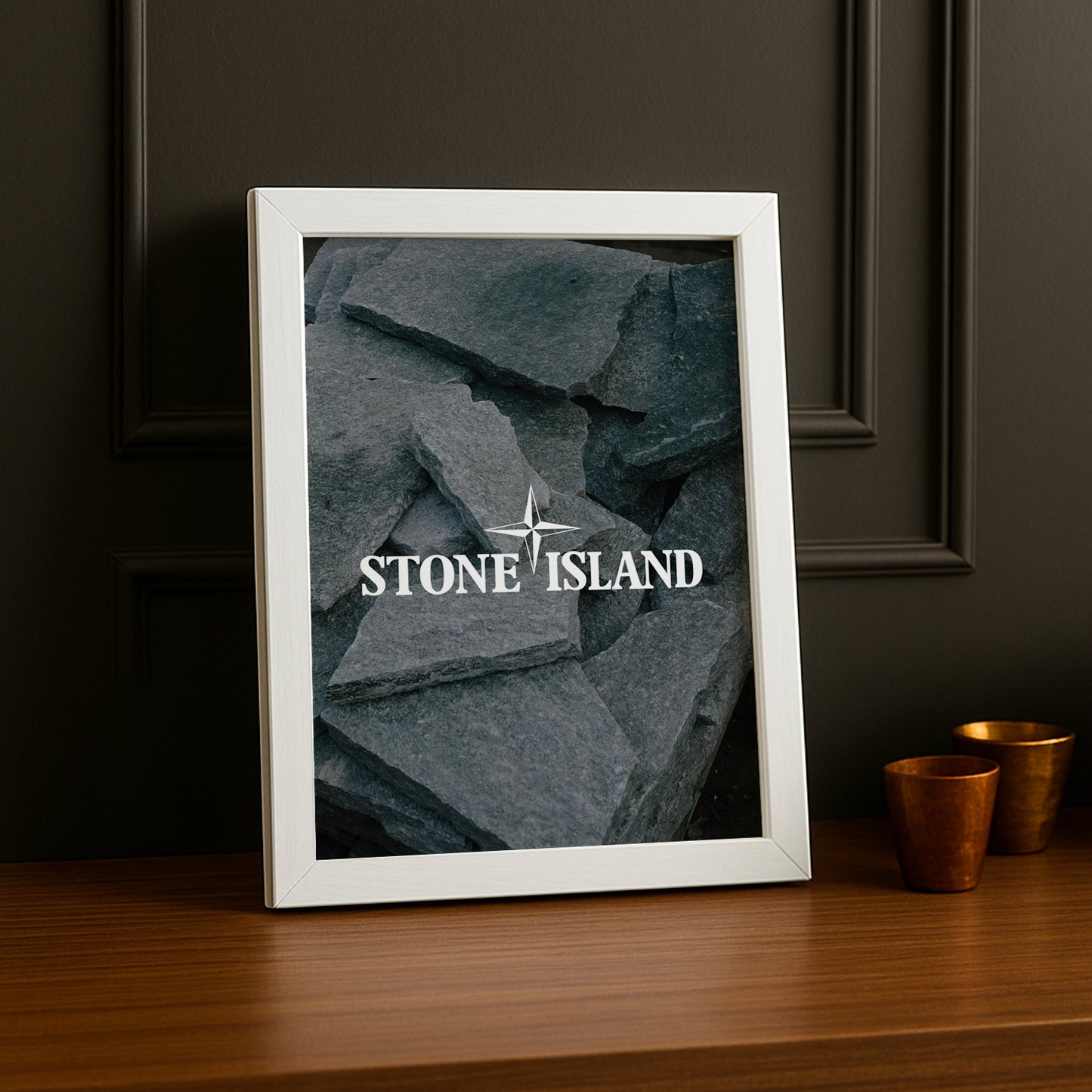Poster Stone Island - Grey Stone