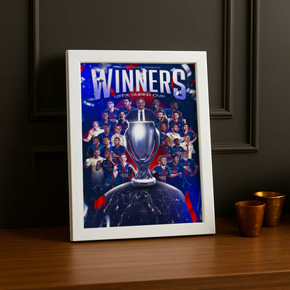 Poster Paris Saint-Germain UEFA Super Cup