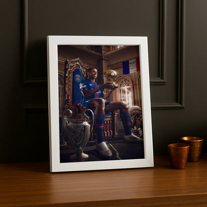 Poster Ousmane Dembélé Ballon d'Or 2025 Paris Saint-Germain