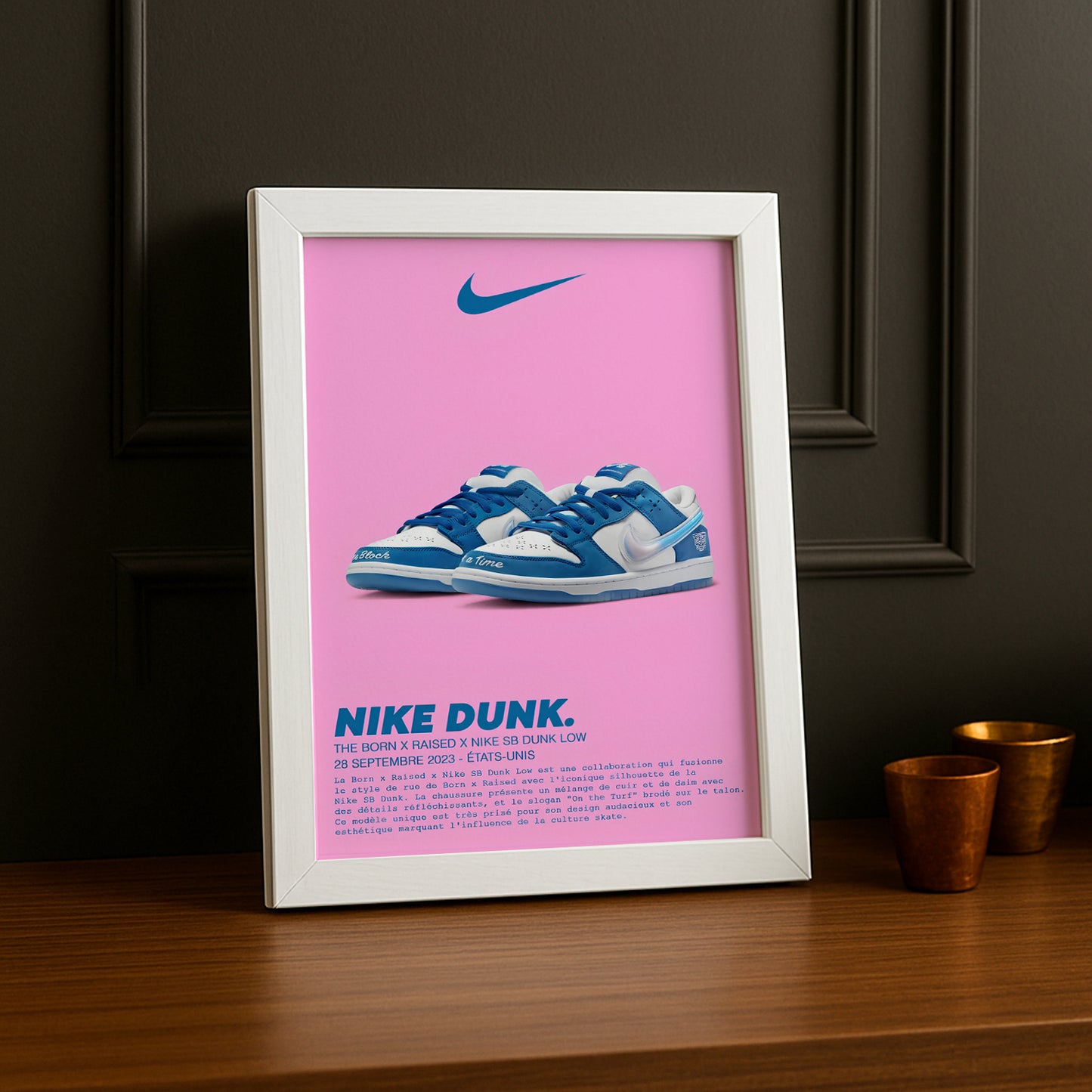 Der Born x Raised x Nike SB Dunk Low Fotorahmen 