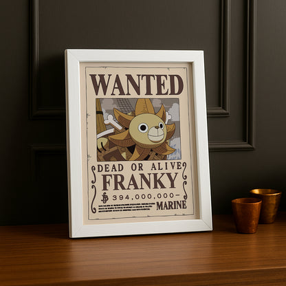 Cadre photo One Piece - Wanted Franky