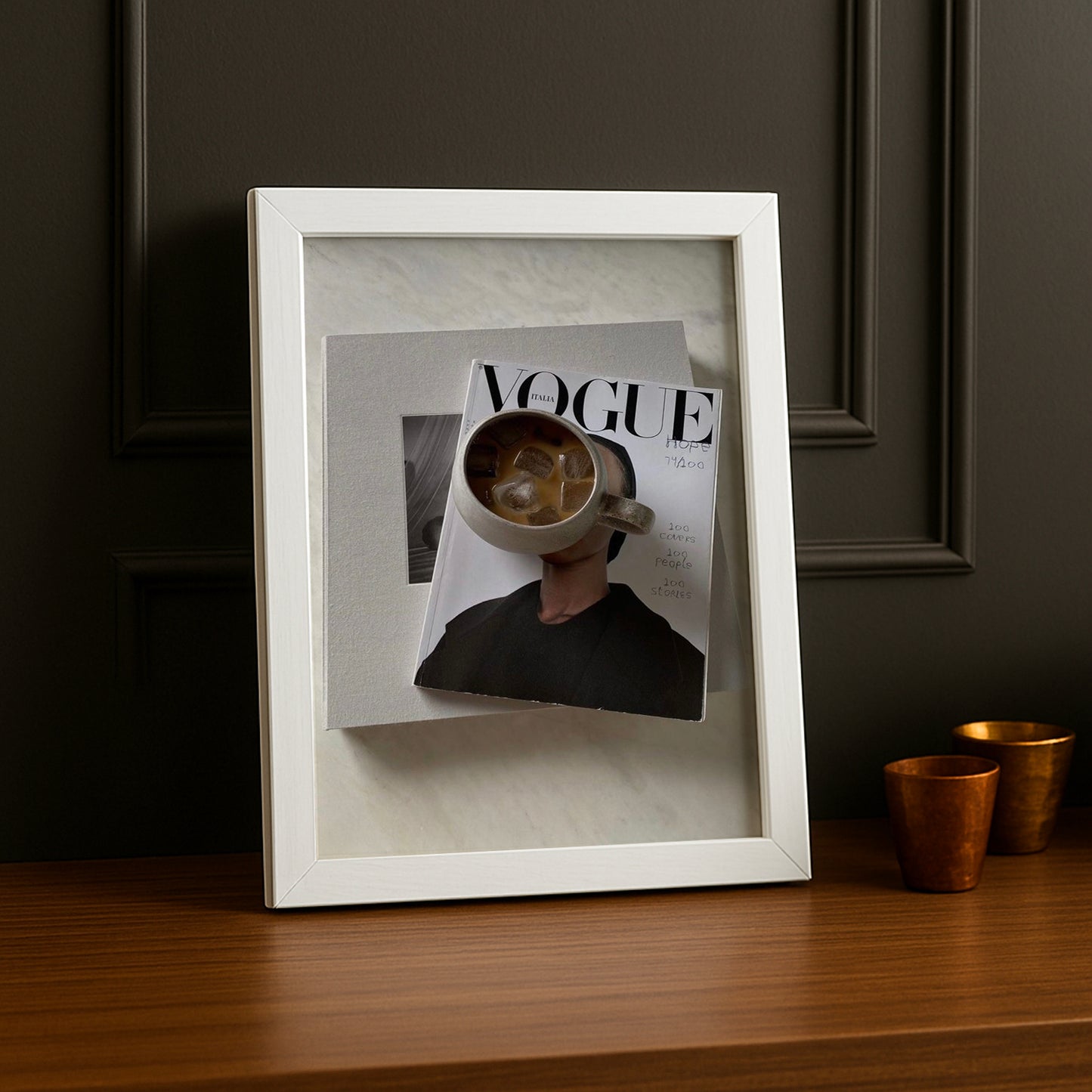 Cadre photo Vogue - Coffee