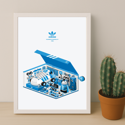 Cadre photo Adidas - Sneakers