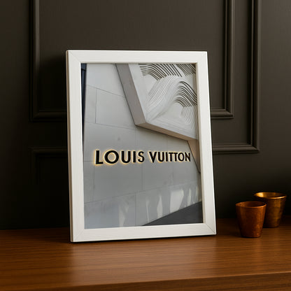 Cadre photo Louis Vuitton devanture