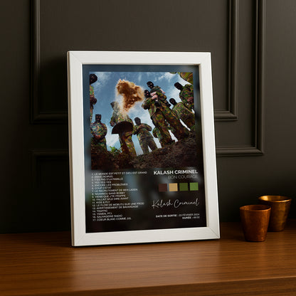 Cadre photo Album Musicaux - Bon Courage de Kalash Criminel