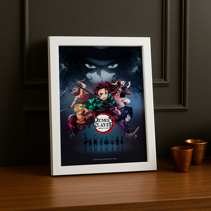 Cadre Photo Demon Slayer - Affiche Officiel