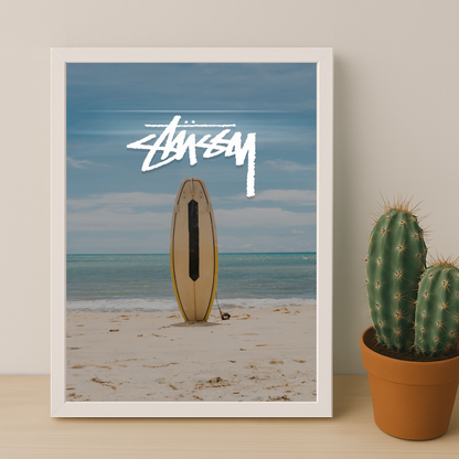 Cadre photo Stüssy - Planche de Surf