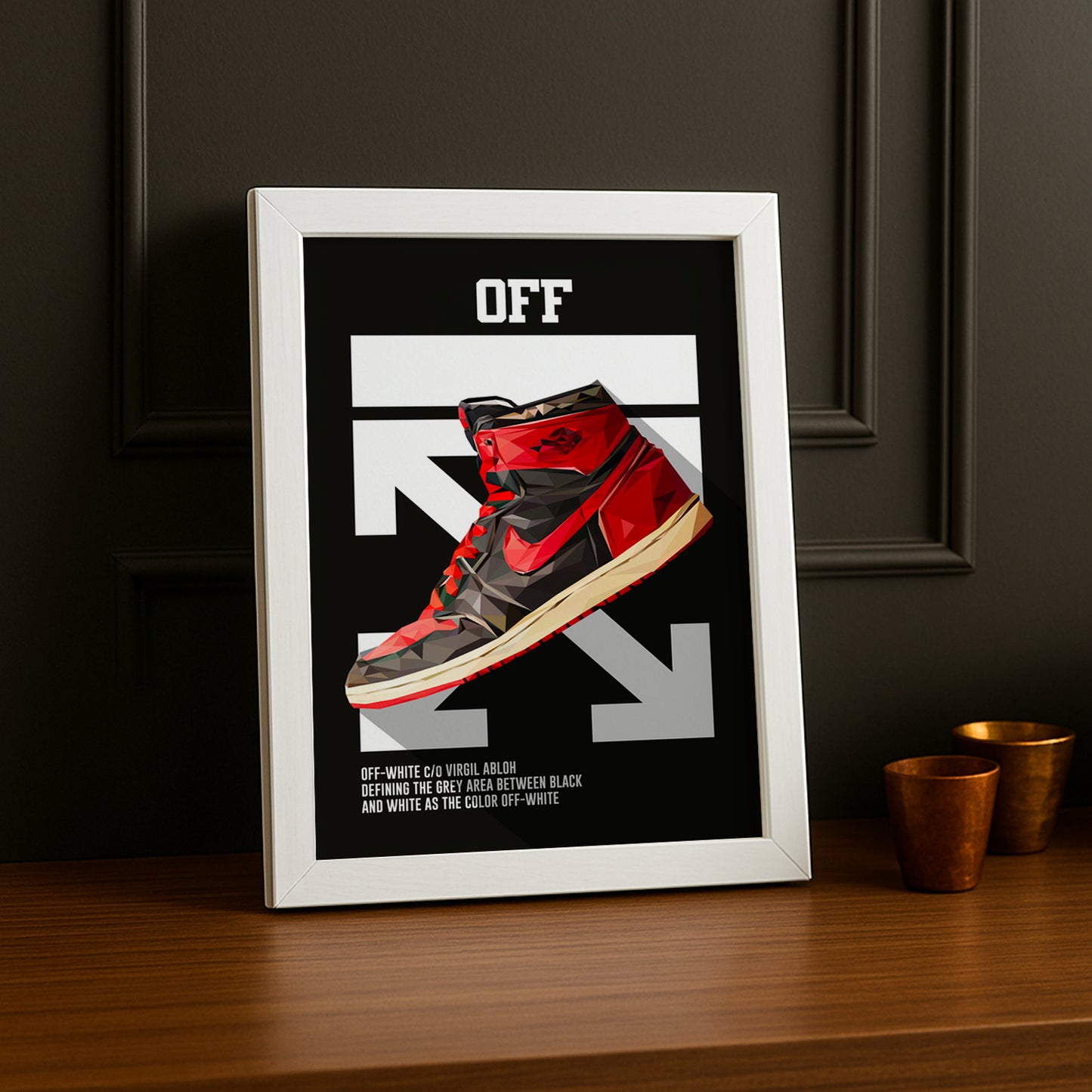 Cadre photo Off-White Air Jordan 1 Chicago