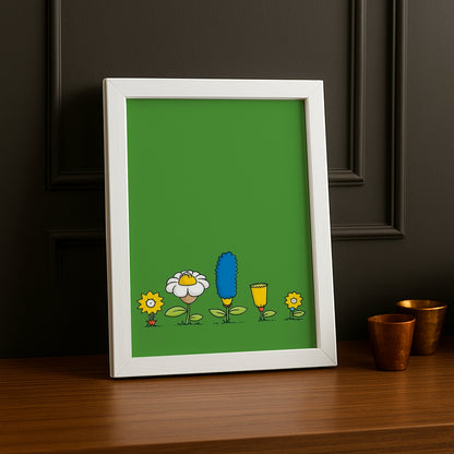 Cadre Photo Les Simpsons - Flowers Family