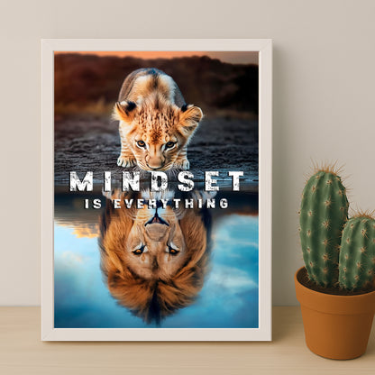 Cadre photo Motivation - Mindset is everything