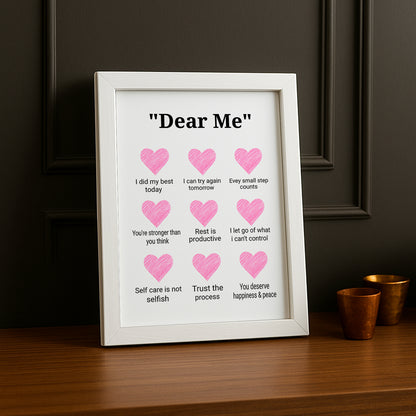 Cadre photo Citation - Dear Me