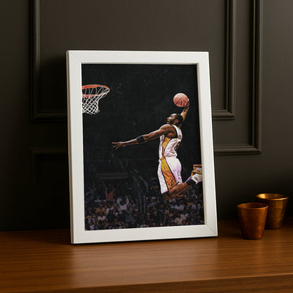 Cadre photo NBA - Kobe Bryant Dunk