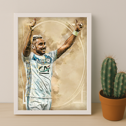 Olympique de Marseille Dimitri Payet - Poster