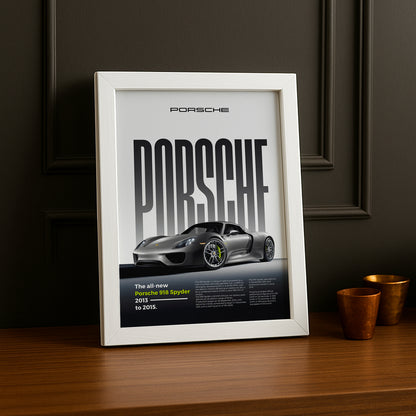 Poster Voitures - Porsche 918 Spyder