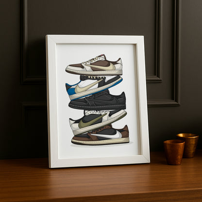 Cadre Photo Nike - Travis Scott Low