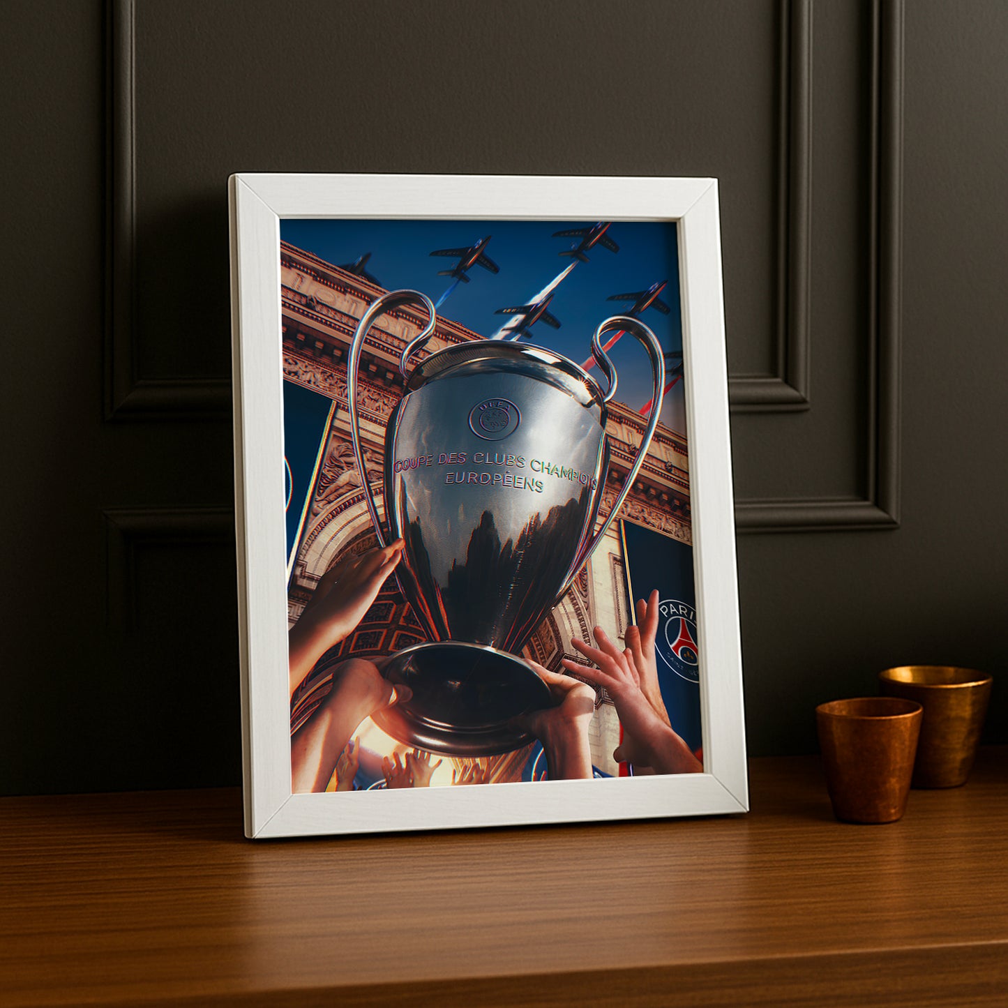 Cadre photo Paris Saint-Germain Ligue des champions