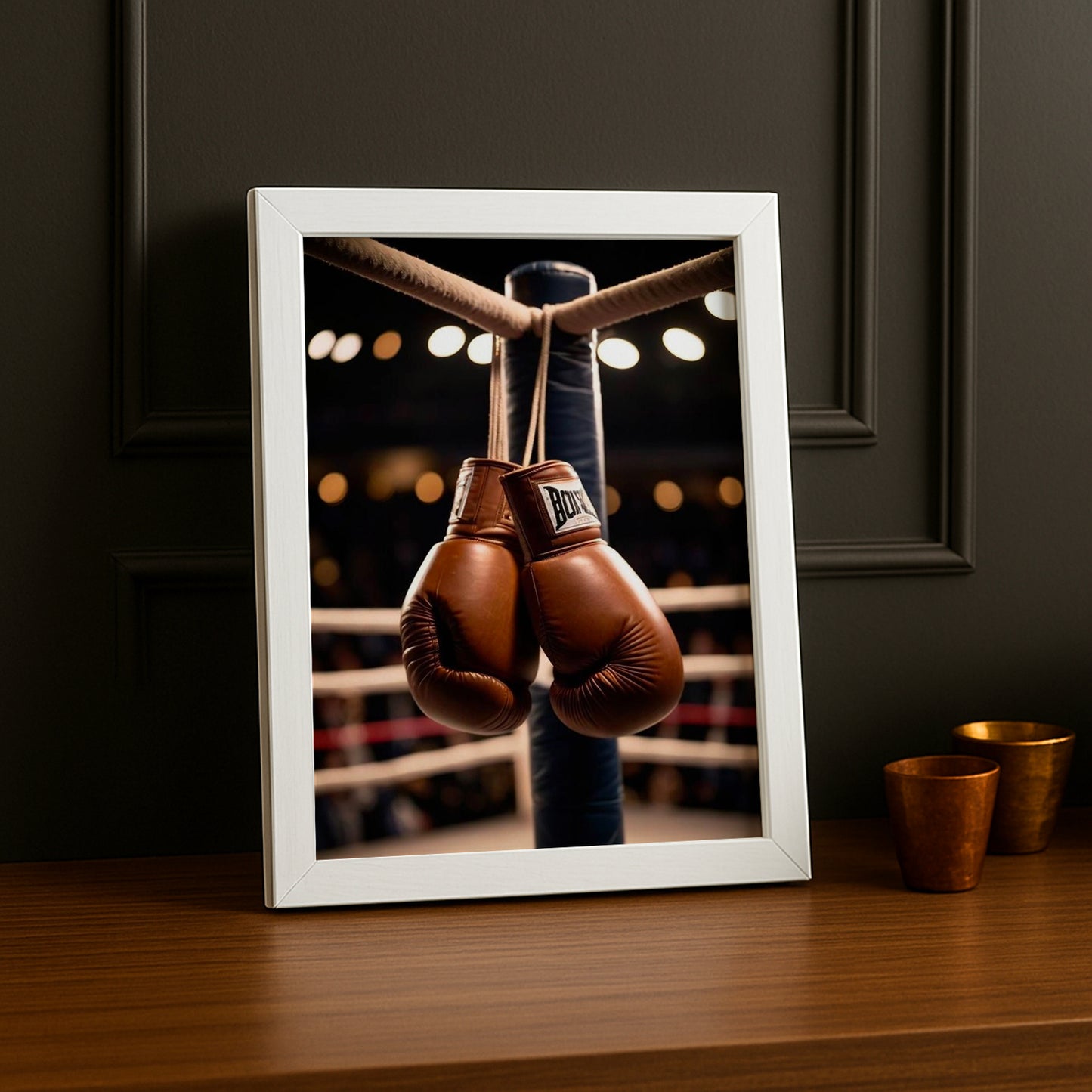 Cadre Photo Boxe - Gants de boxe