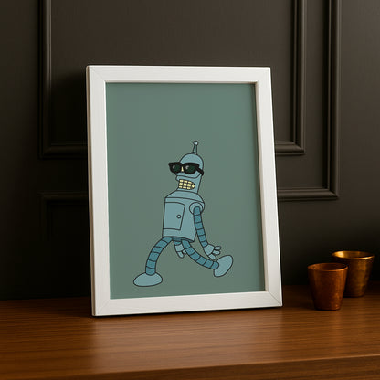 Cadre Photo Futurama - Bender Lunettes