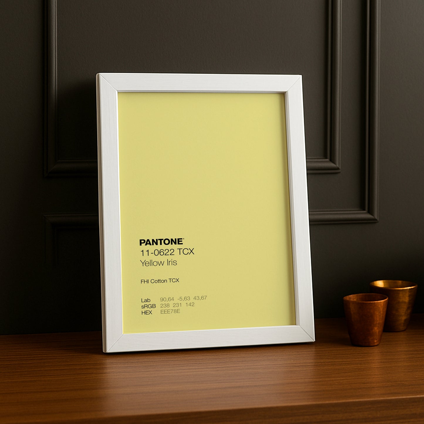 Cadre Photo Pantone - Yellow Iris