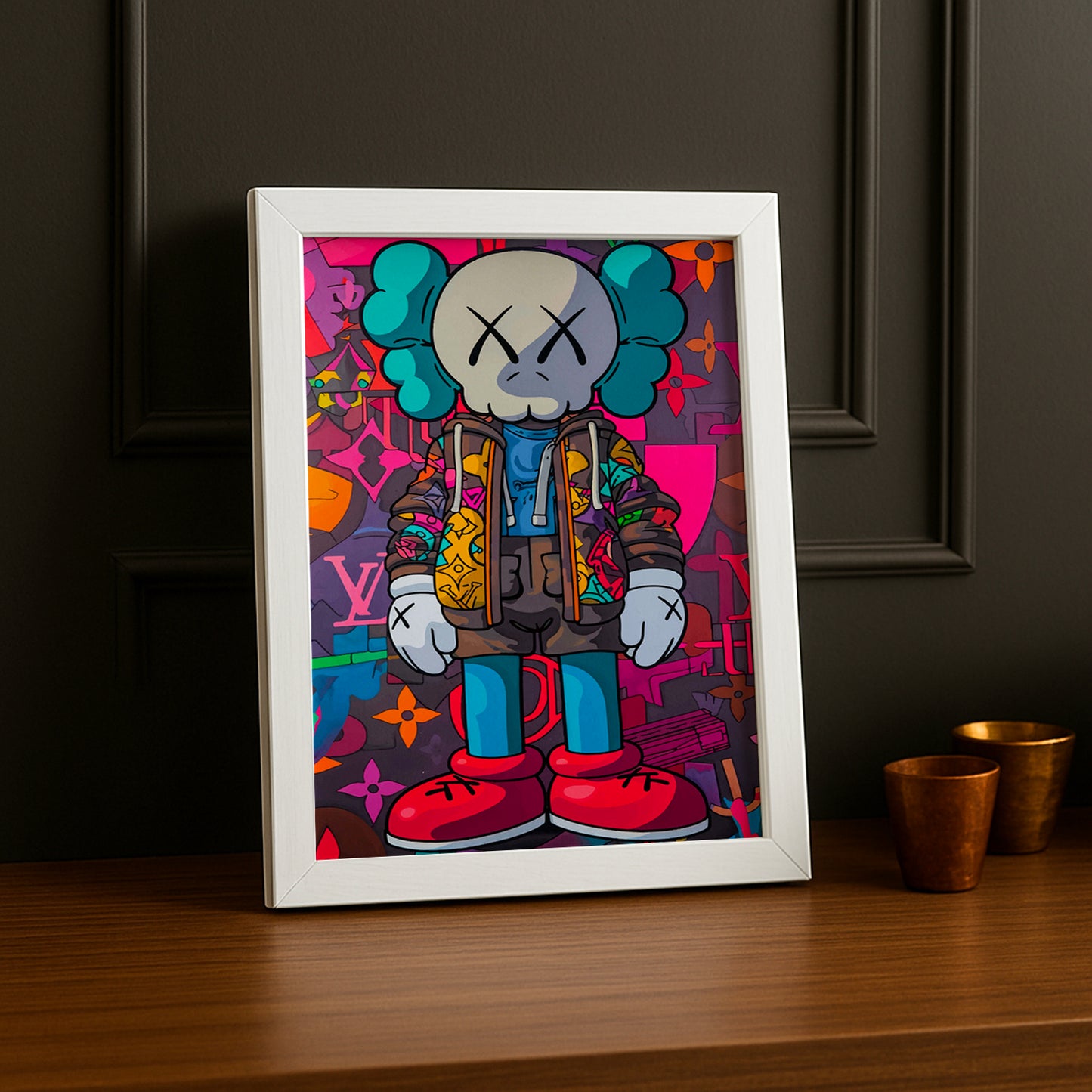 Cadre photo Kaws Louis Vuitton